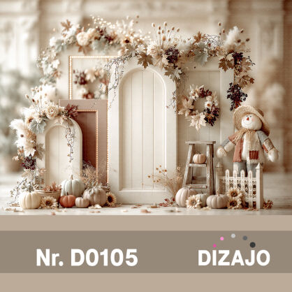Tło fotograficzne jesienne wnętrze D0105