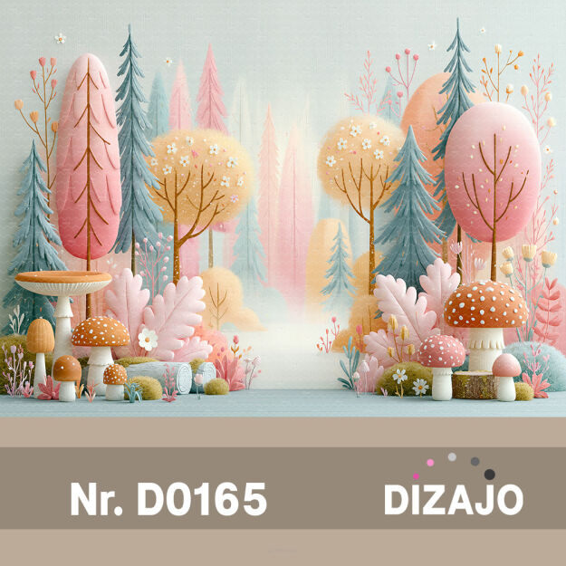 Tło fotograficzne jesienne do przedszkola D0165
