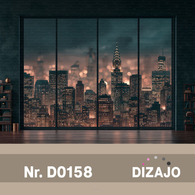 Tło fotograficzne portret biznesowy big city lights D0158