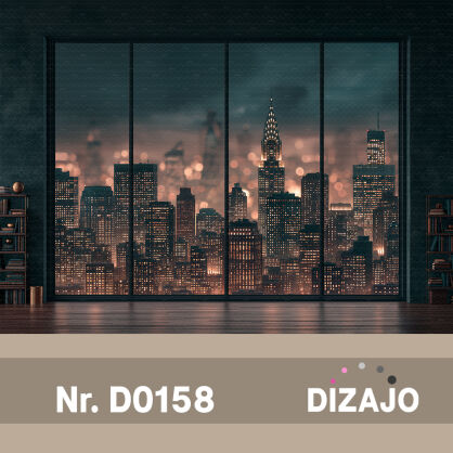 Tło fotograficzne portret biznesowy big city lights D0158