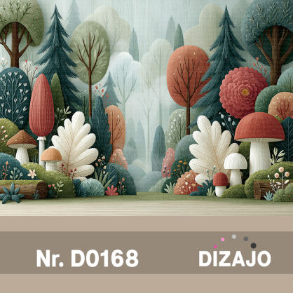 Tło fotograficzne jesienne do przedszkola D0168