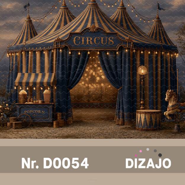 Tło fotograficzne Cyrk D0054