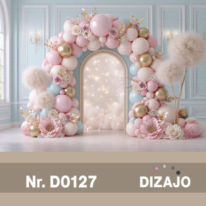 Tło fotograficzne urodzinowe D0127